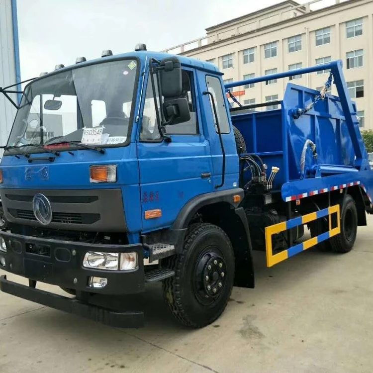 New 10 cubic meters skip bins loader garbage container rear load trash truck for recycling waste