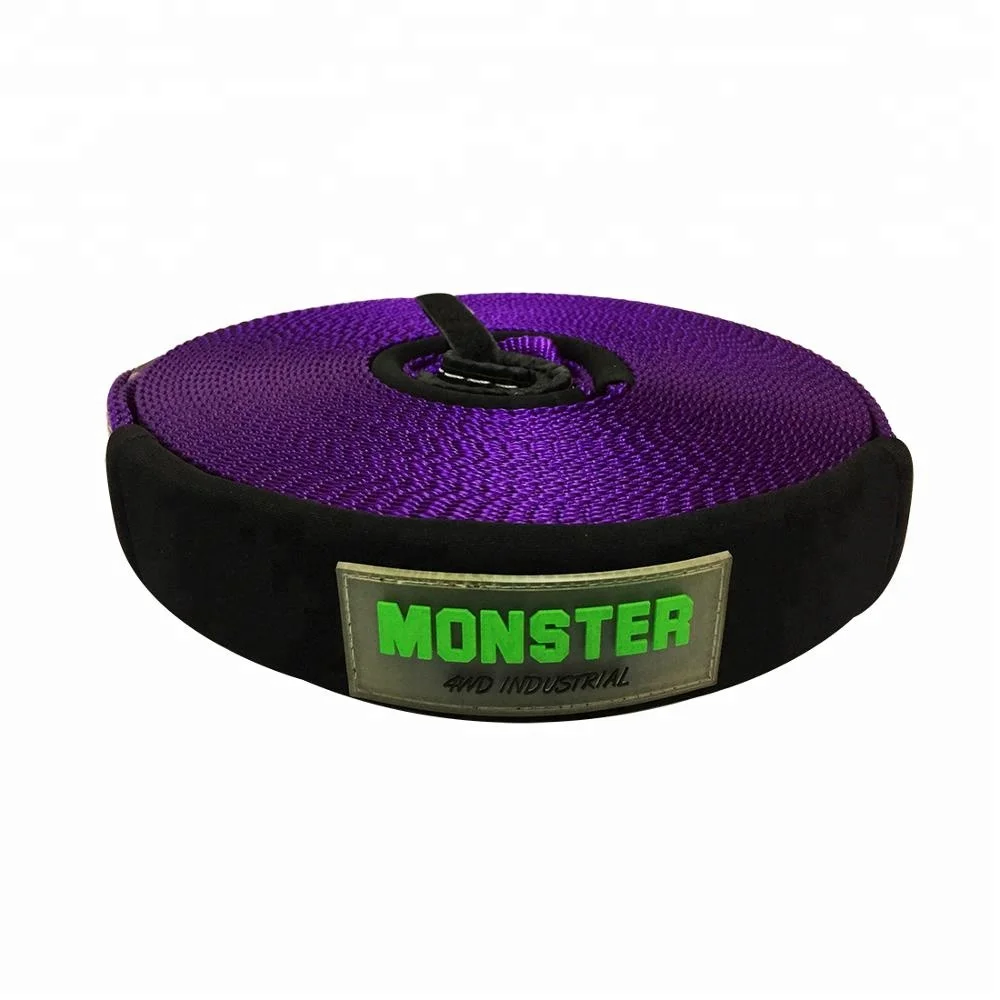 Monster4WD 5T 100% Polyester Winch Extension Strap Custom Tow Strap