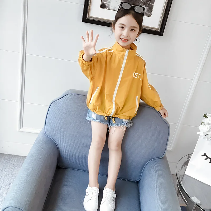 
S14177A Summer girl new arrival sunscreen fresh girl coat 
