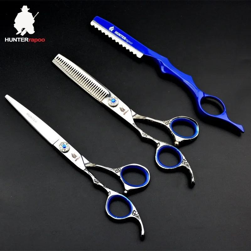 6 inch Left Handed Hairdressing Scissors set thinning shear for hairdresser barber scissors for barbershop suppliers DIY tools