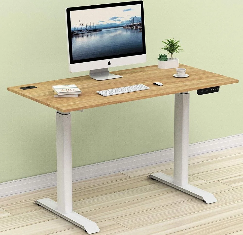 
Electric Standing Up Height Adjustable Computer Desk Frame Workstation Desk Base with Dual Motors 