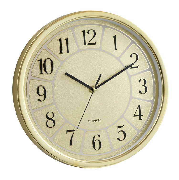 
10 inch Customizable wholesale home decorate Digital Metallic Wall clock 