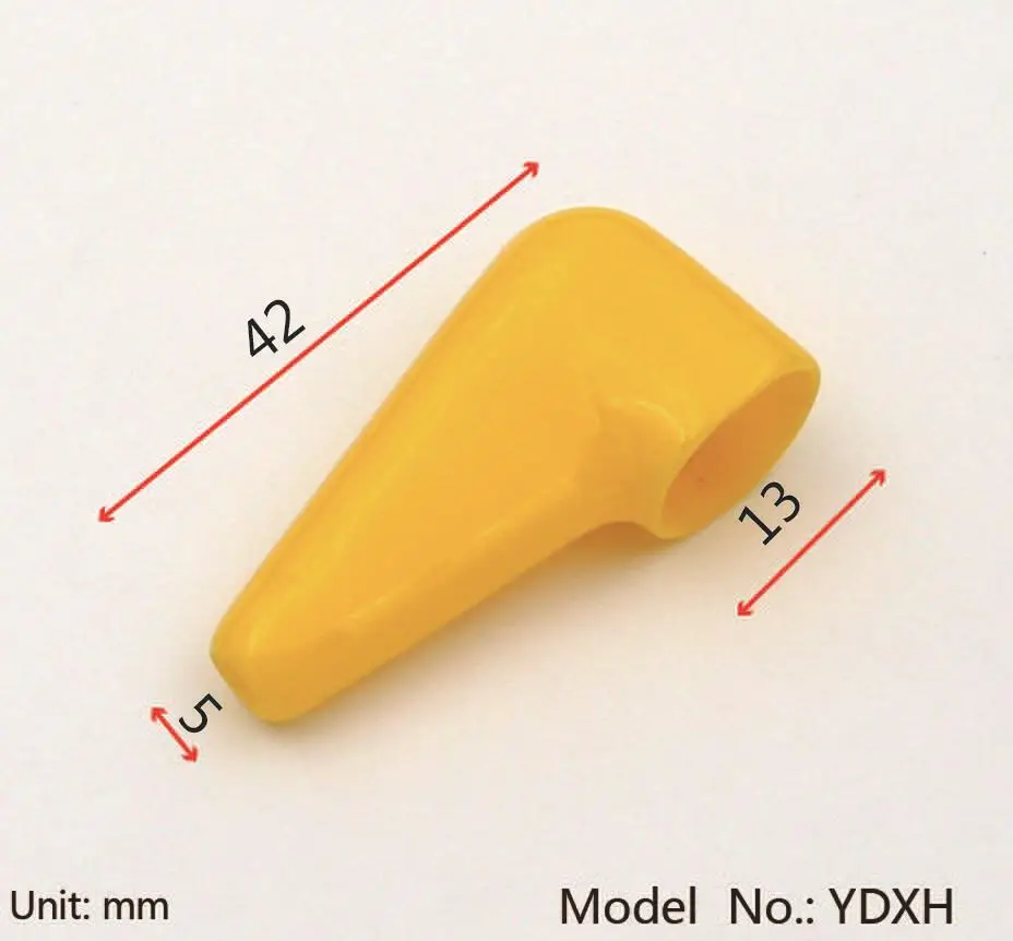 Black Soft PVC Cable Terminal Cap Boot