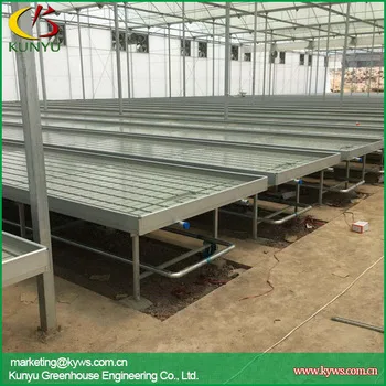 Seeding Bed For Greenhouse, Movable Seed bed,Hydroponic ABS rolling bench