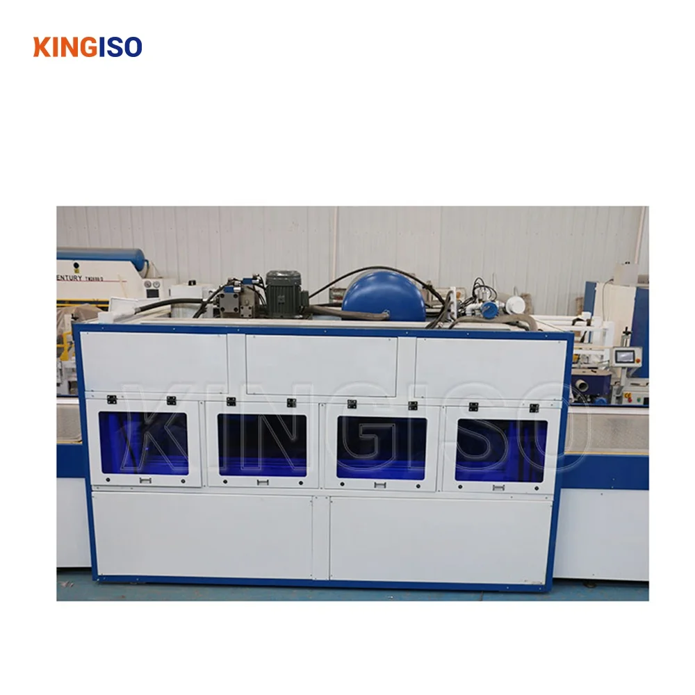 Positive and negative membrane press machine for veneer