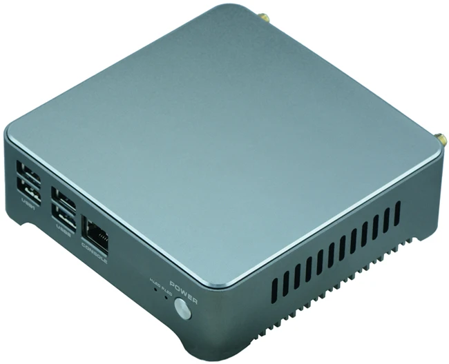 Новый дизайн Безвентиляторный мини nano itx промышленных NANO Компьютер с Intel haswell I3-4005U/1.7 ГГц процессор