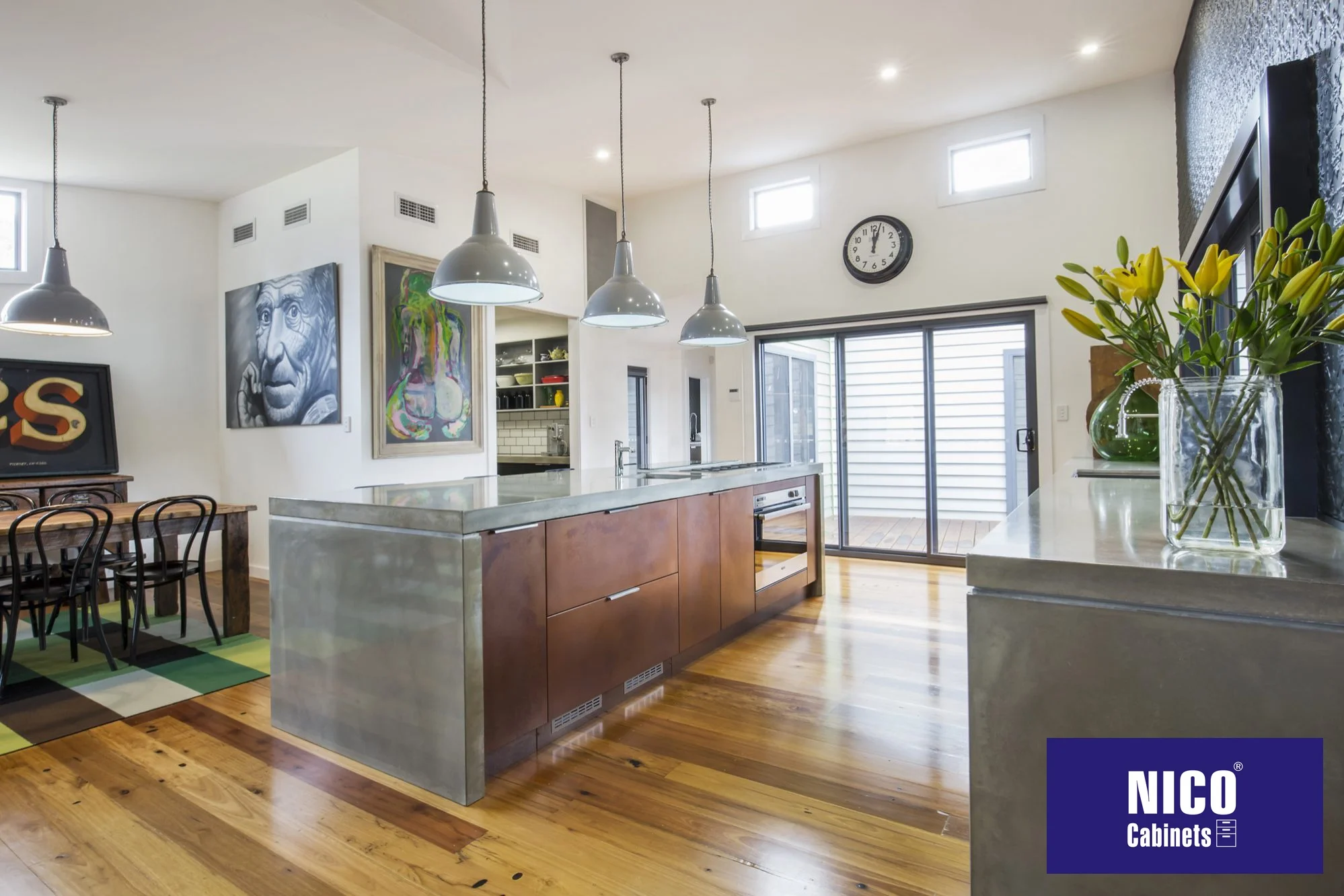 NICOCABINET Custom Great Craftsmanship and Quality Products Hot Sell Smart Integrated Acrylic Kitchen Cabinets