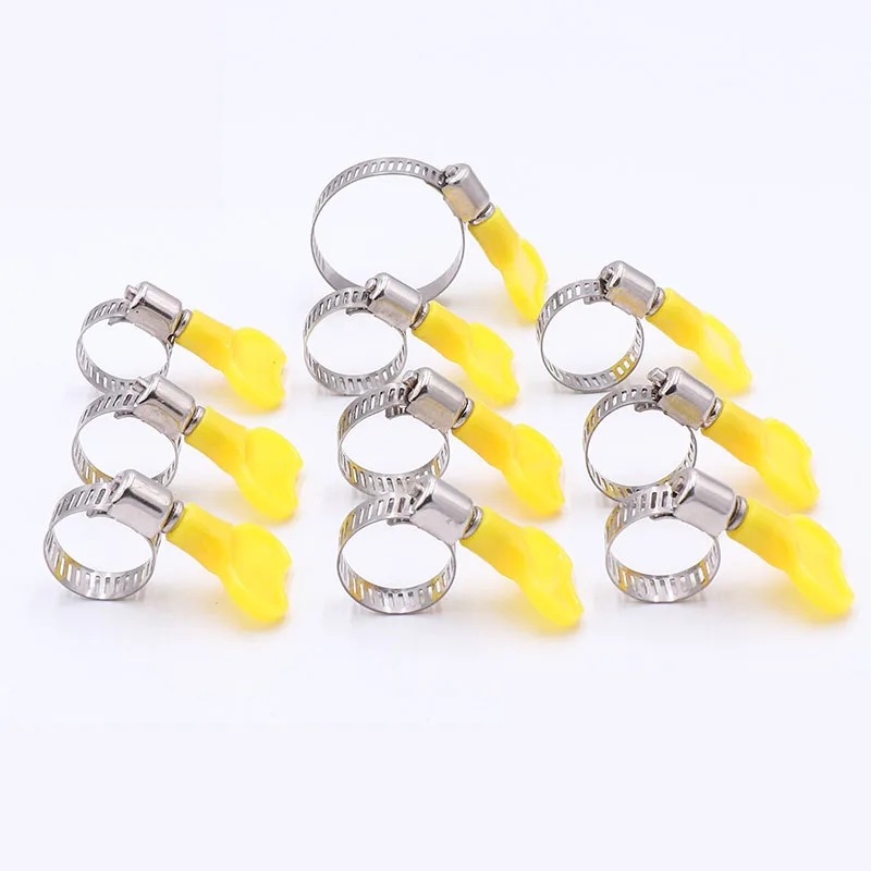 Регулируемый шланговый зажим из нержавеющей стали, трубный зажим, Червячные зубчатые зажимы, идеально подходит для сантехники, автомобиля