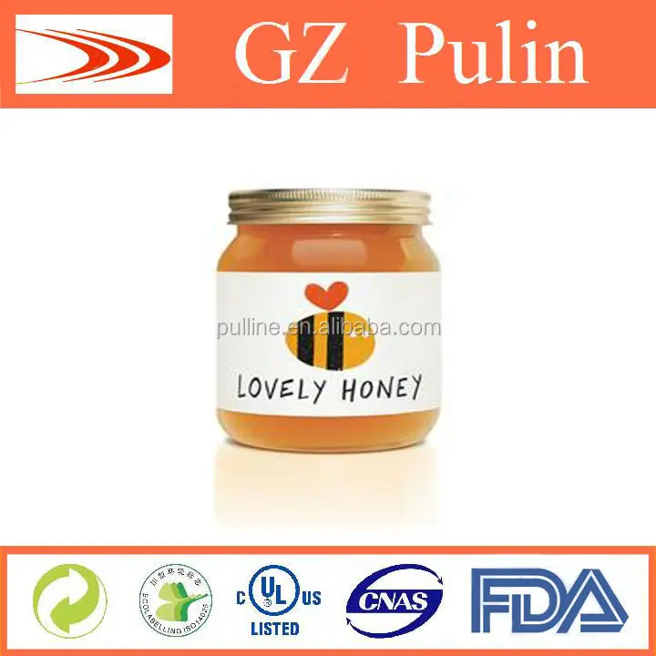 Высокое качество воды доказательство этикетки для меда бутылки