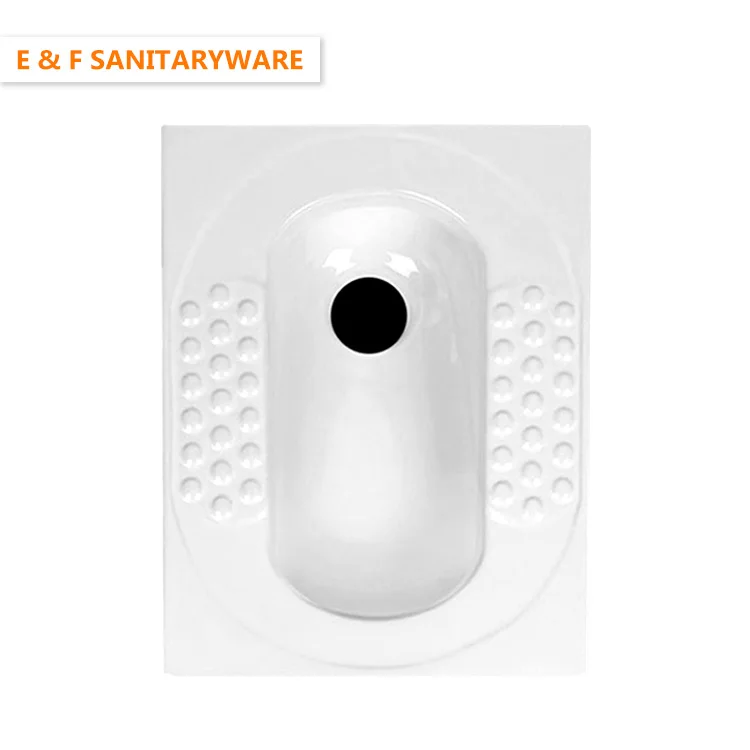 
china real estate construction squat pan white washdown porcelain squatting wc pan 