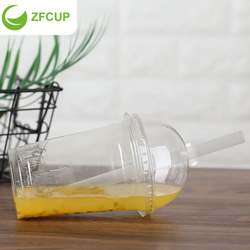 
ZFCUP 16 oz. Durable Construction Nonstick Plastic Drinking Juice Cup 