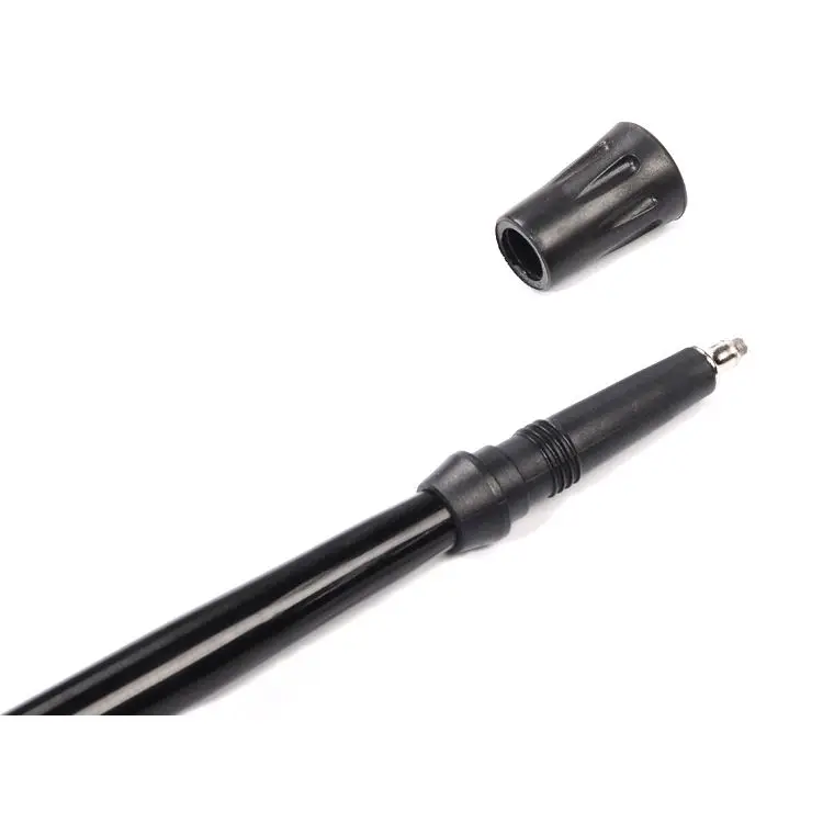 
Factory custom elbow with horse head telescopic bamboo decorating a plastic+rubber handle underarm walking stick 