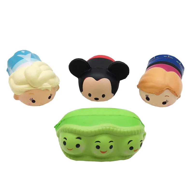 Newest Cute Cartoon figure Lying Squishy 18 designs Stack Squishies Slow Rising Squeeze Stress Relieve Doll toys