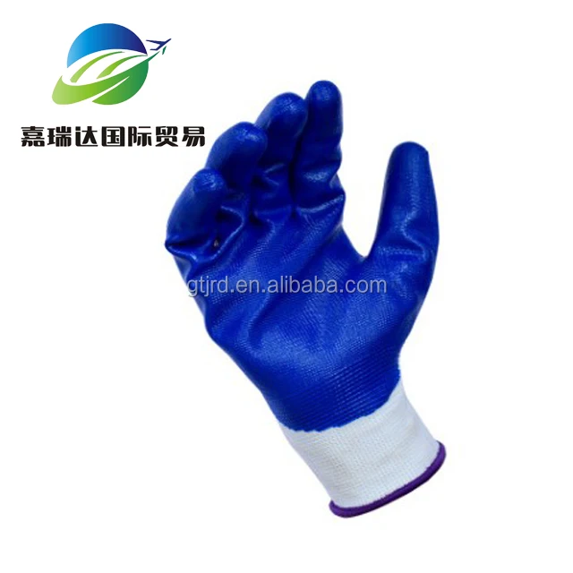 Cheap Price nylon polyester nitrile gloves Safety Gloves Work Gloves labor protectin gloves