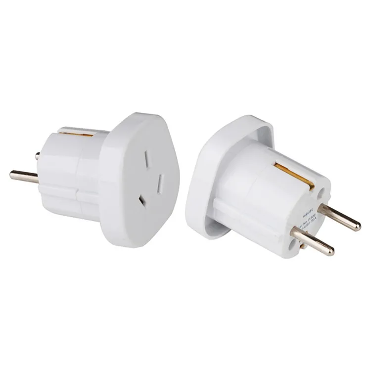 Grounded Australia /Chinese to europe plug adapter 16a 250v power schuko plug female schuko plug