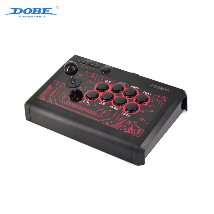 DOBE Universal Joystick Arcade Fight Stick New Wired Arcade Fightstick Rocker Controller For PS3 PS4 Xbox360 XboxOne PC