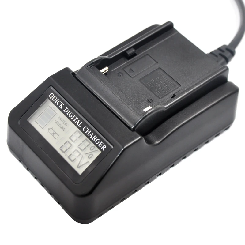  Сверхбыстрые скорости зарядного устройства для Sony NP-F960 NP-F970 NP-F770 NP-F750 NP-F570 NP-F550 NP-F530 NP-FM500H NP-FM50 NP-QM71D