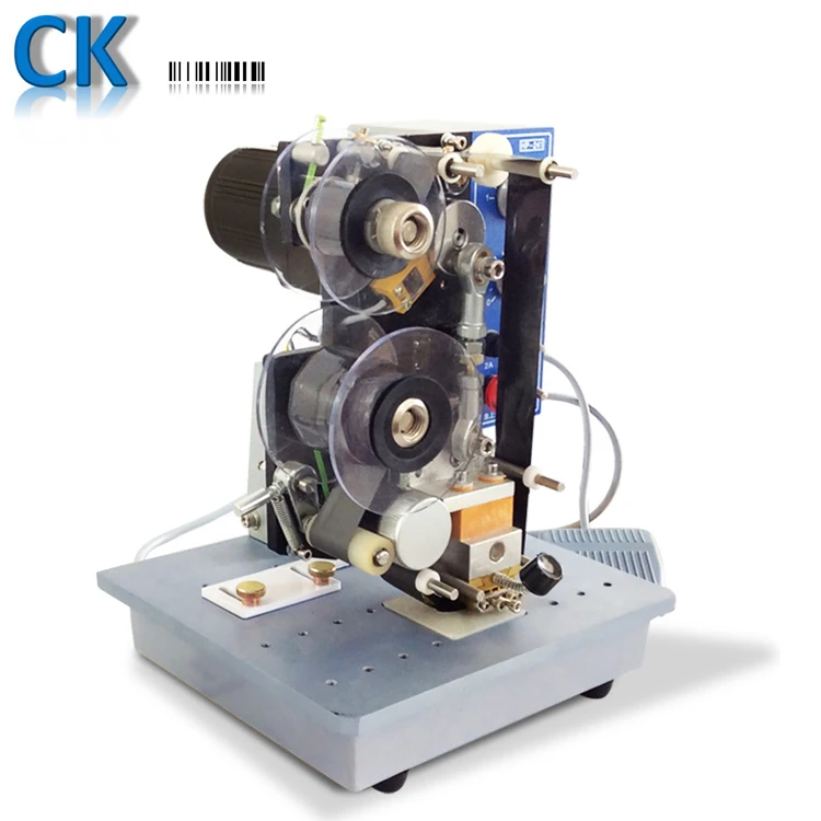 Coditeck H p241b Hot foil stamping date code semi automatic label coding printer machine