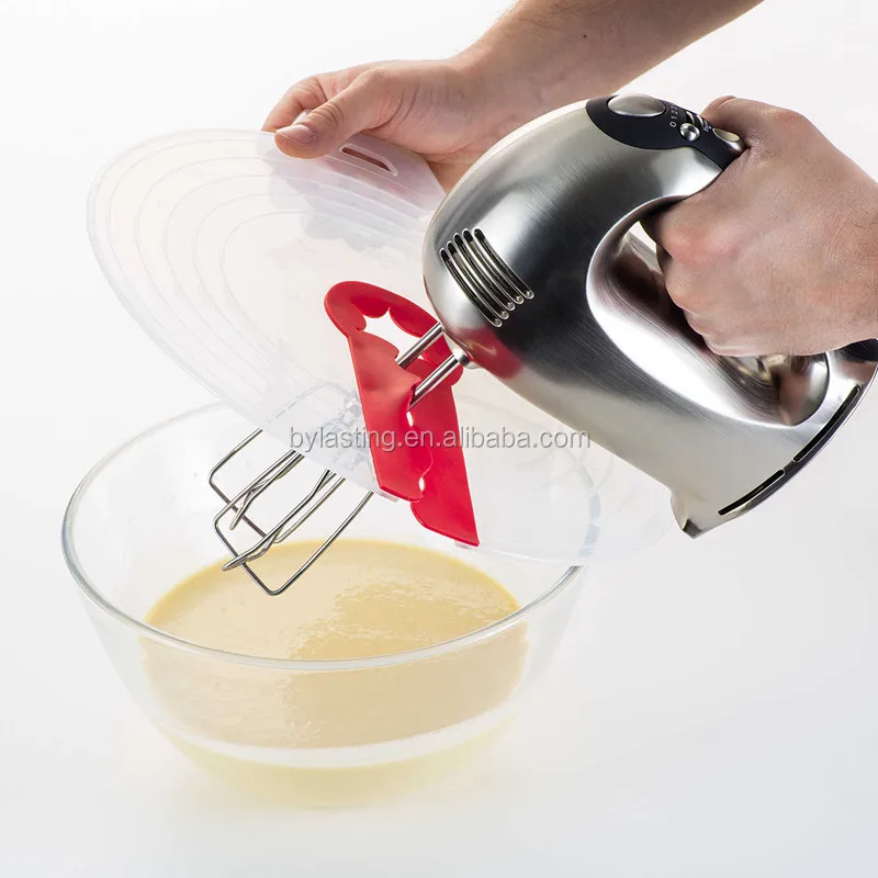 
Baking tool Plastic Mixer Splatter Guard Bowl Lids With Screen Cover 