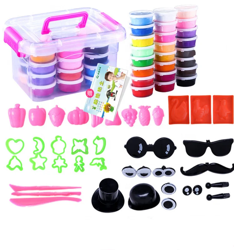 
Hot Selling Diy Education 24 colors Magic Crystal Mud Slime for Kids 