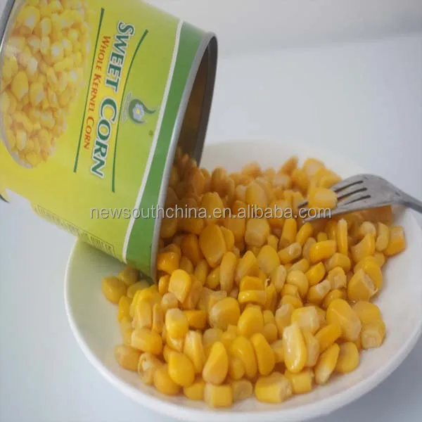 Chinese whole  canned sweet corn kernel 425g