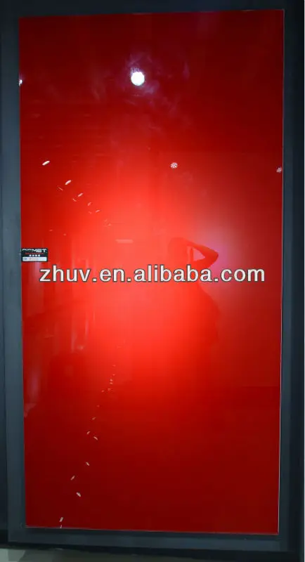 
Red color glossy melamine MDF board 