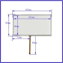 New 7 inch TOUCH Screen panels 167mm*93mm for GPS or commercial use post