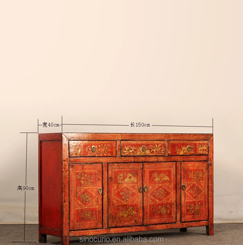 Антикварная китайская окрашенная мебель Dongbei