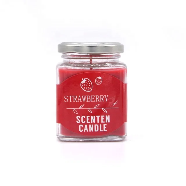 New design Eco-Friendly  home fragrance square shape Aromatherapy candles novelty candles