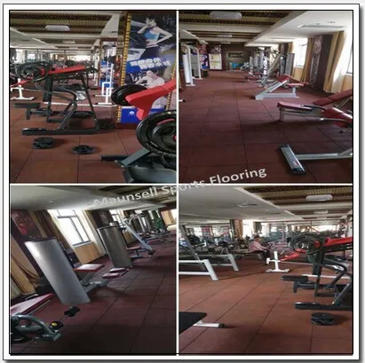 Factory wholesale price for Rubber flooring used Gym room Fitness