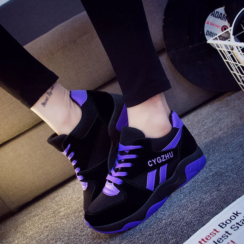 
Factory Price Colorful casual Student shoes Fashion Sport womens platform shoes 