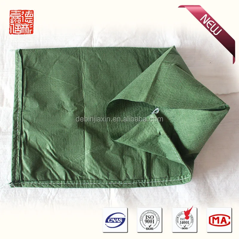 Nonwoven fabric geo bag for slope protection