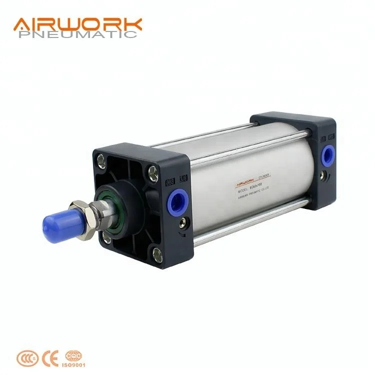 Sc 100 350 квадратный длинный Пневматический воздушный цилиндр airtac поршневой стержень oem производитель заводской поставщик