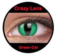 White Cat eyes color contact lenses cosplay cosmetic halloween contacts form Korean