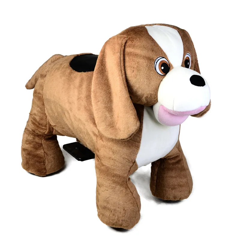 Механические Плюшевые игрушки на колесах для животных в зоопарке