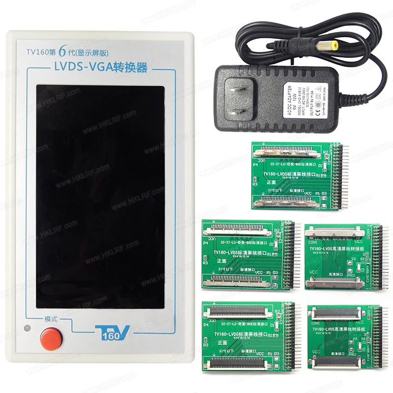  hot sales TV160 6th generation TV Motherboard Tester Full HD LVDS Turn VGA (LED/LCD)