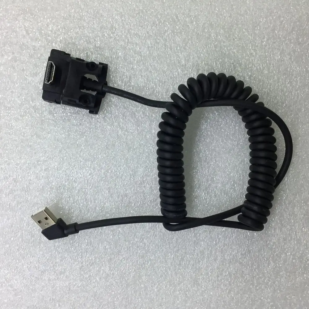 USB Sprial cable 296113773AB For Ingenico ISC250 ipp350 ipp320 connector