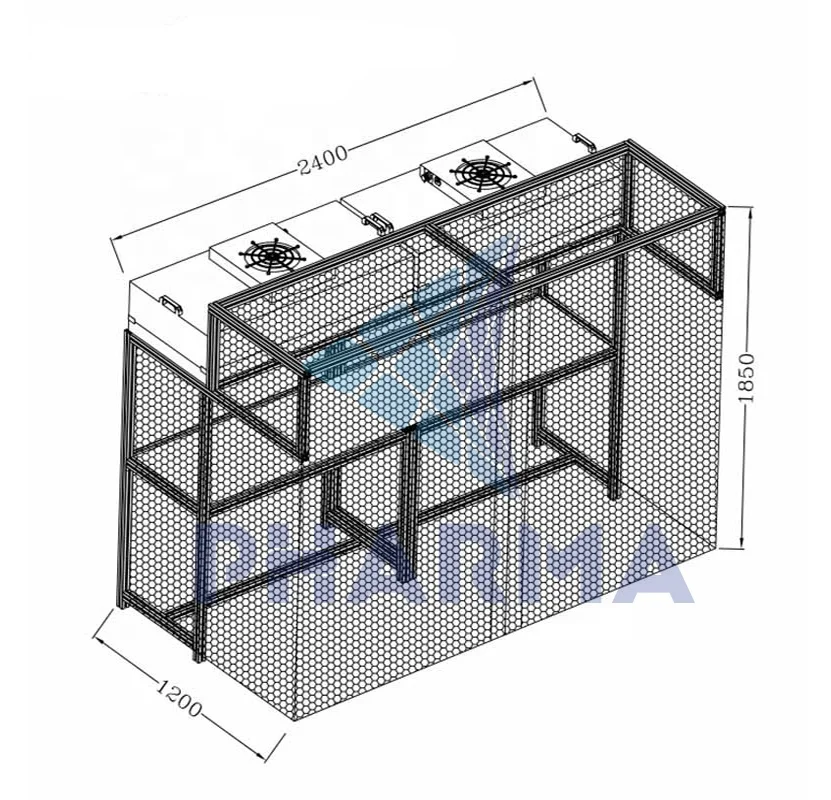 Portable Cleaning Room 220V 110V Repair Tools Iso Ce Certificate Clean Weighting booth