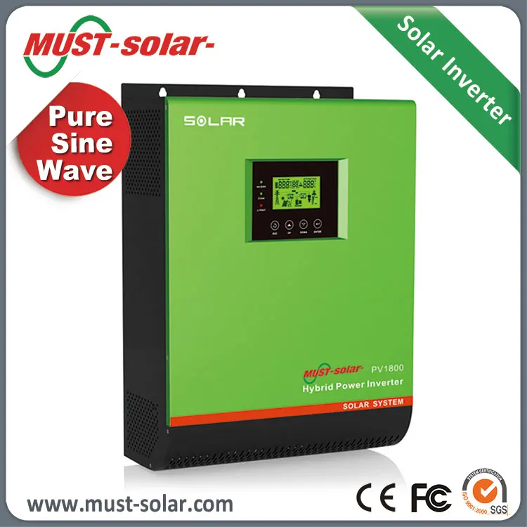 PV18 1-5kva vertical axis wind turbine for sale hybrid inverter 48 volts to 220v 4kw for solar stove solar kit