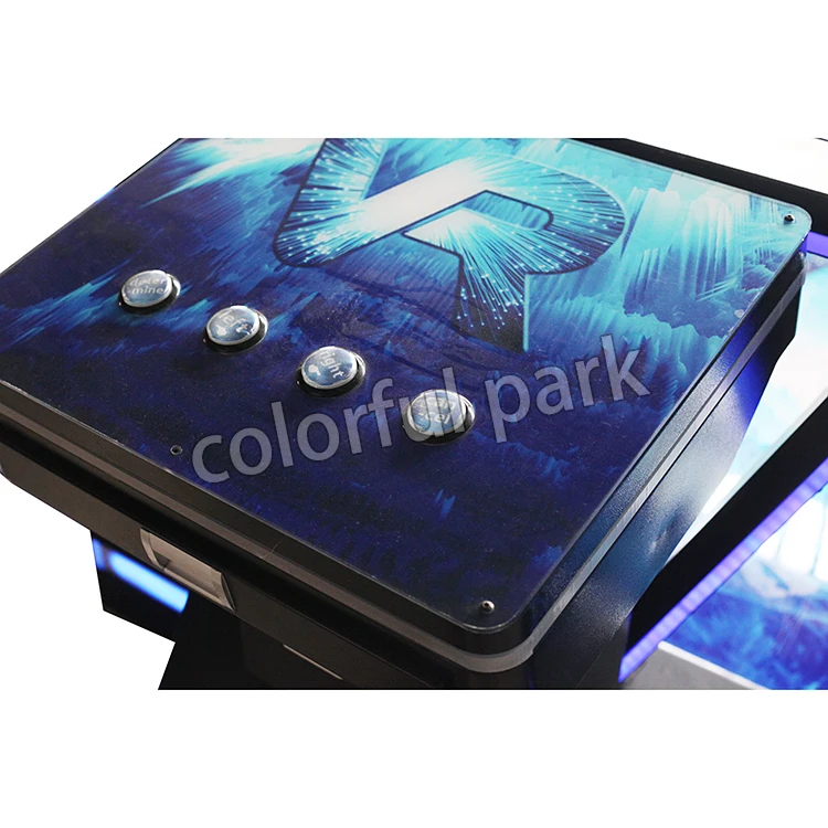 Colorful Park 9d Vr Standing up and Down Battle Gun Shooting Game Simulators for 2 Players Machine