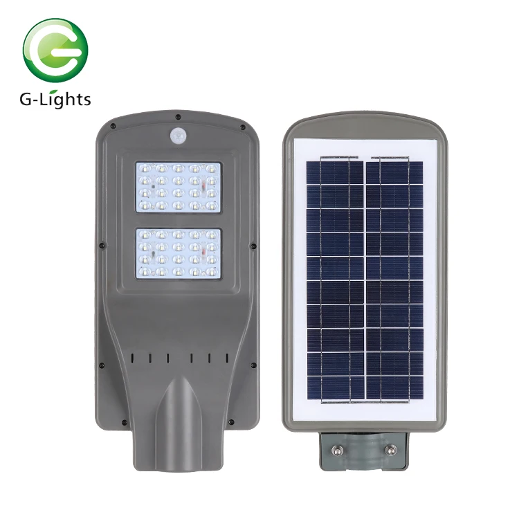 Alibaba best sellers outdoor IP65 20w 40w 60w 80w all in one integrated solar LED street lights