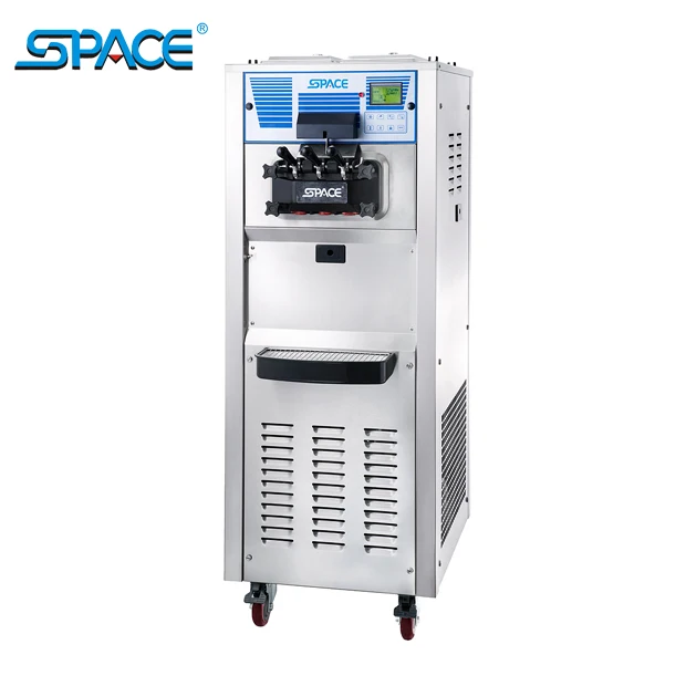 SPACE 3 flavor Soft Ice Cream Machine top ten 2+1 mixed softy ice cream machine