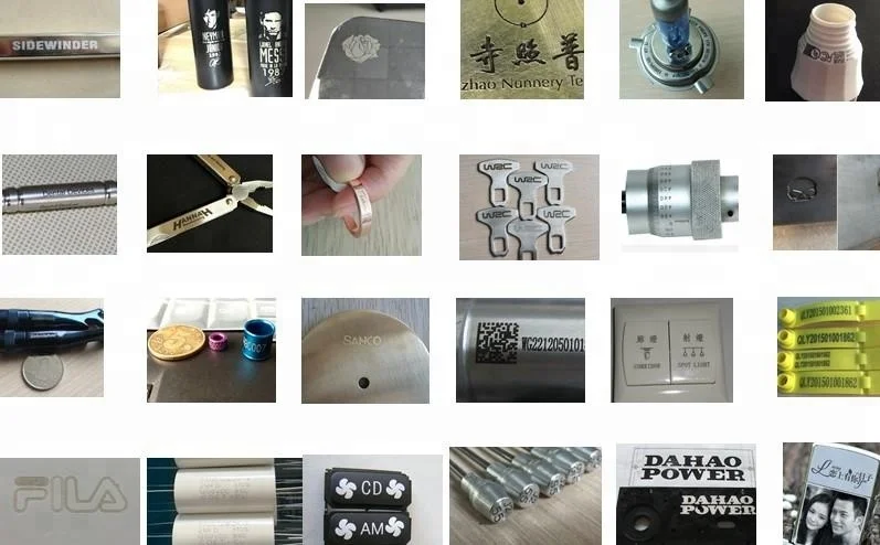 Split desktop gravadora a laser fiber laser marking machine with raycus\JPT\IPG source  for advertising company