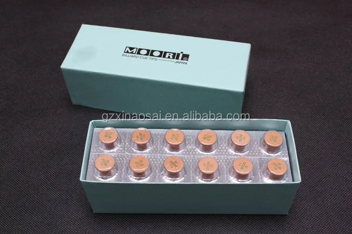 
MOORI cue tips 14mm billiards cue tips made in japan 