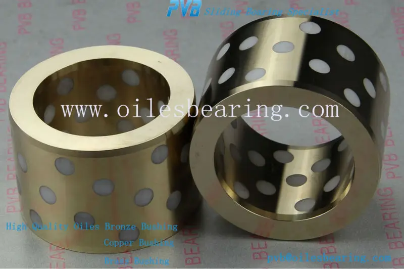 Белый PTFE Oiles Куста, белый PTFE графит подключен бронзовый подшипник, Высокая Прочность Латунь LG-4 втулка