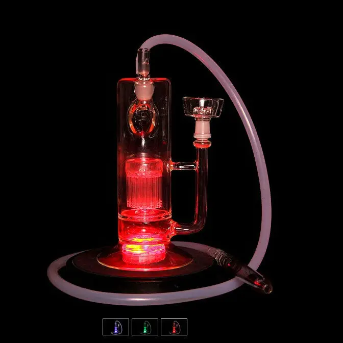 Hookah Install Lighting All Clear Glass Shisha Hookah Light Base