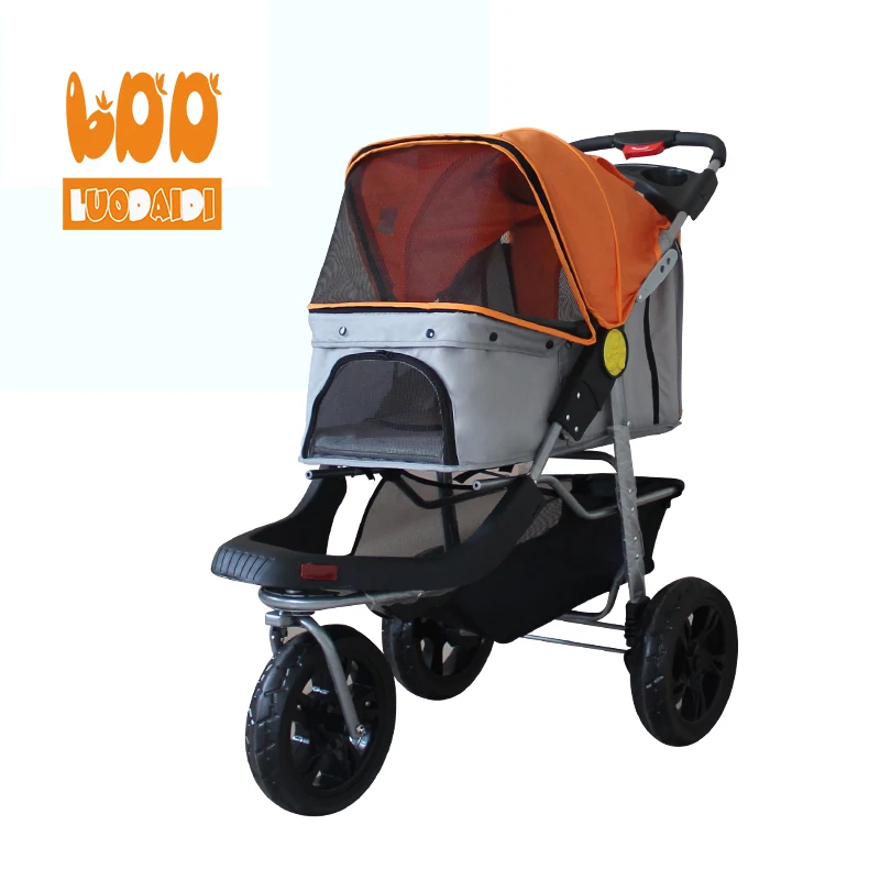 4 колеса собаки коляска для больших собак изображения ПЭТ Коляска