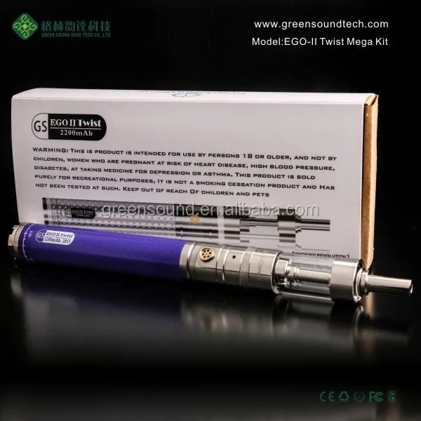 
E cigarette Manufacturers USA EGoII Variable Voltage Twist Mega Brands Manufacturers USA E cigarette Best Cigarette 
