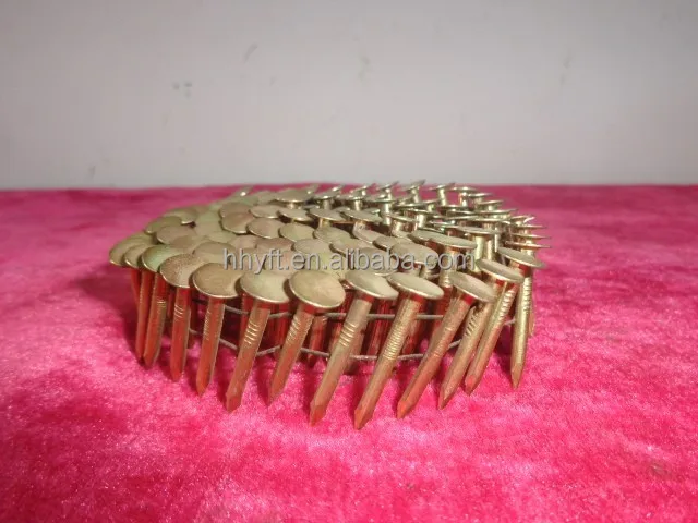 
Pallet Wire Weld Screw Coil Nails galvanized coil roofing nails on hot sale 
