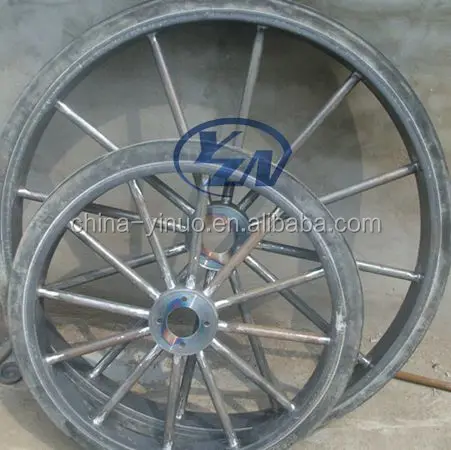 
Horse carriage wheels long lifetime solid rubber tires 